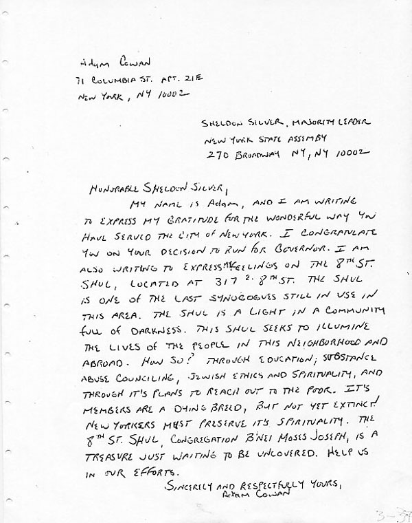 Bergman Letter